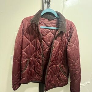 Barbour Women's Quilted Puffer Jacket - Deep Red